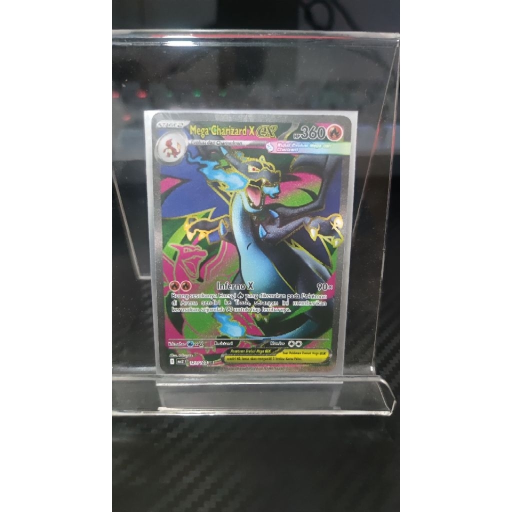 Mega Charizard X Ex SR 121/103 Kobaran Biru IDN