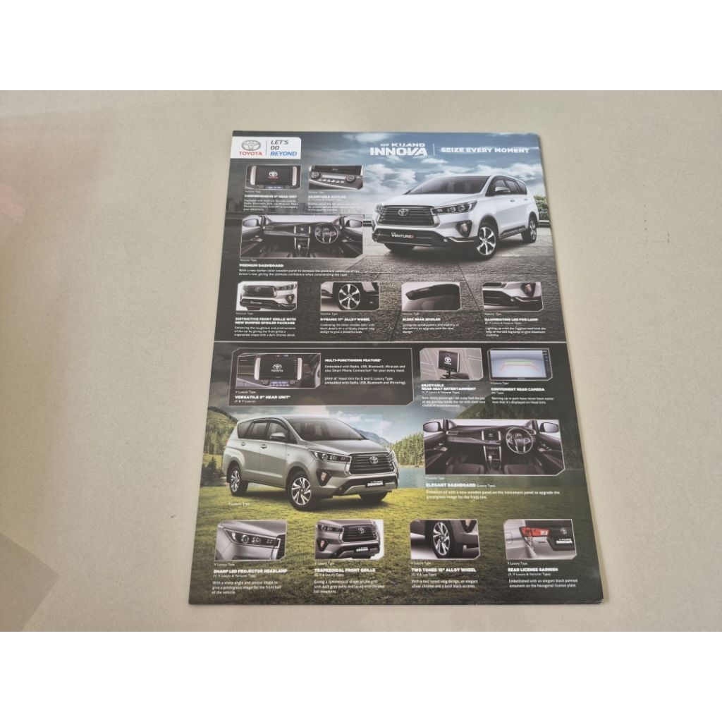brosur katalog mobil toyota kijang innova reborn 2020 flyer