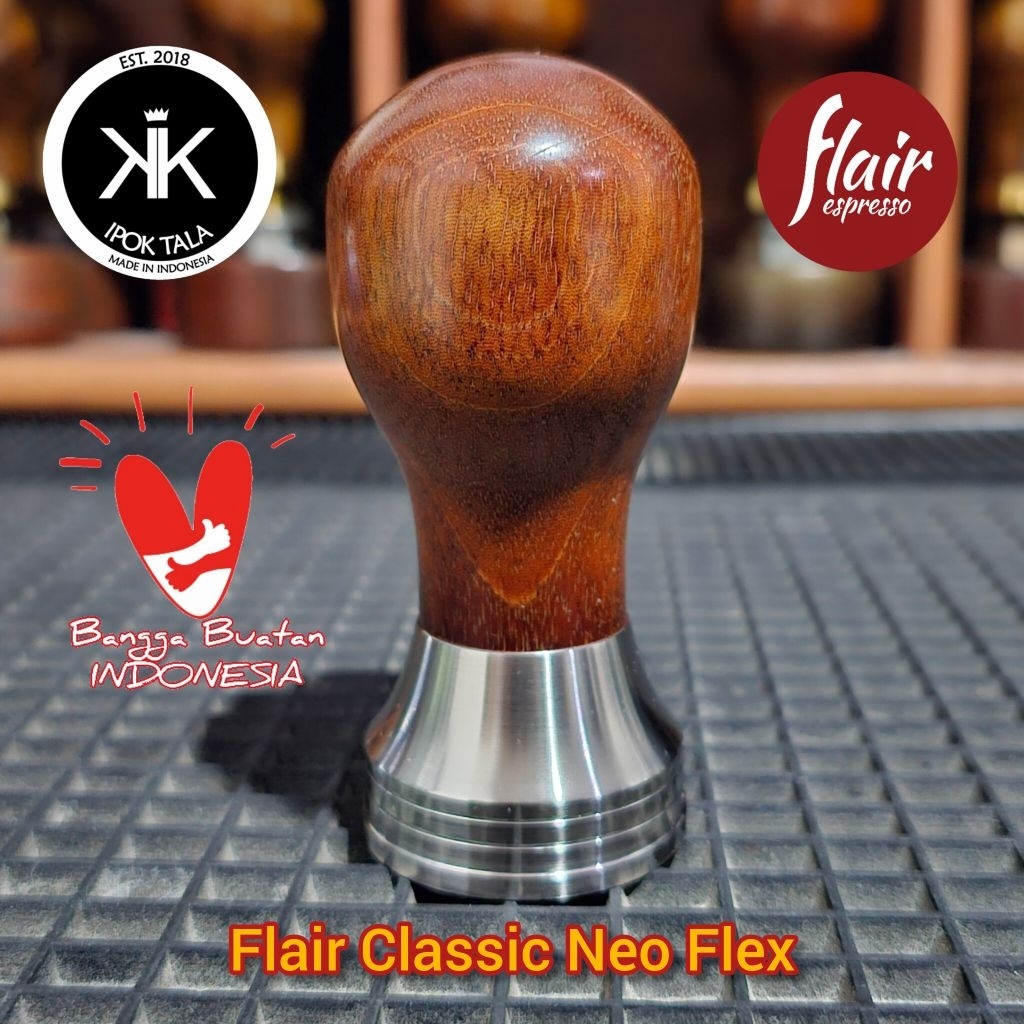 39.45mm Coffee Tamper Flair Classic Signature Neo Stainless304 Flat Base 39mm