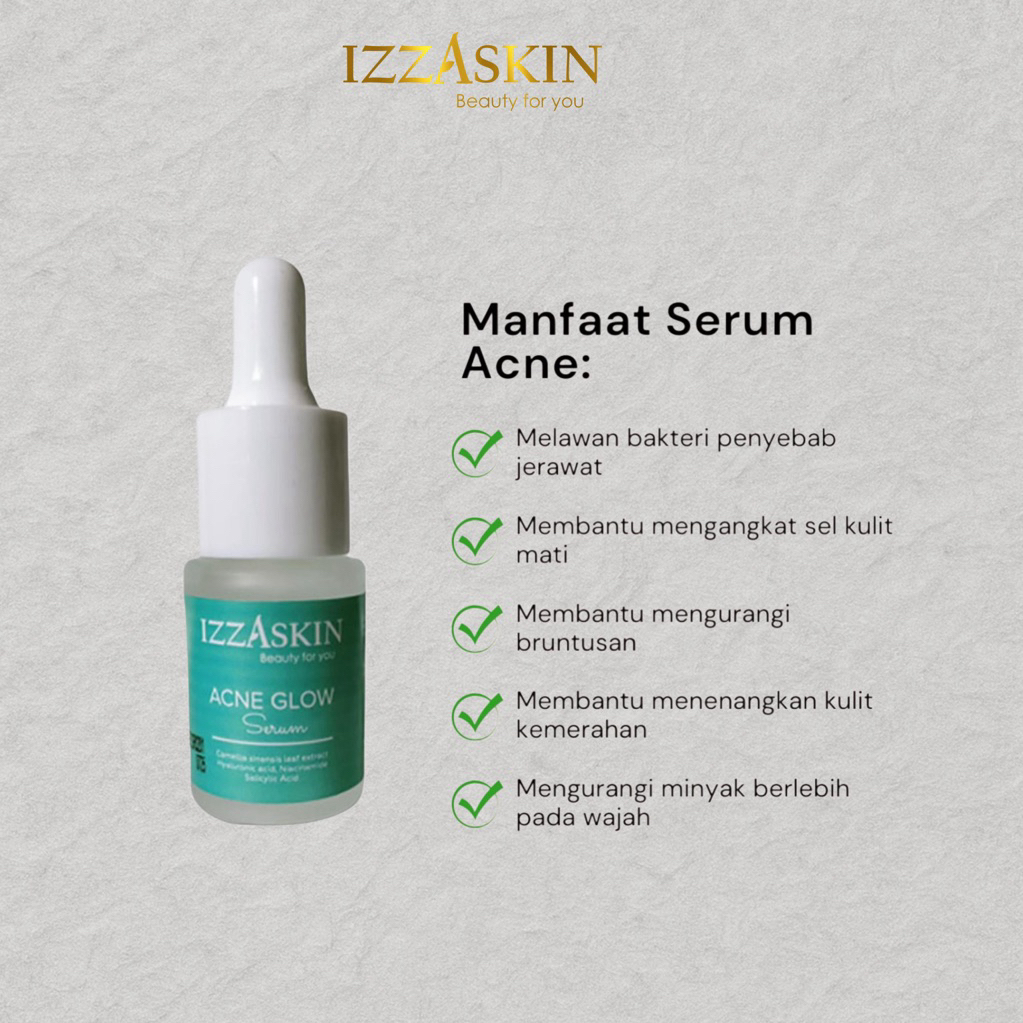 ACNE GLOW SERUM IZZASKIN BPOM