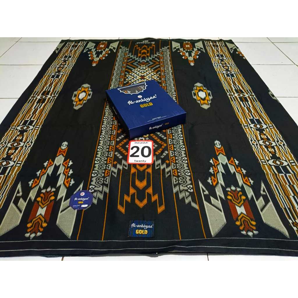 COD | Sarung Al Anbiyak GOLD Original | Motif Terbaru BHS JGP & SGE |