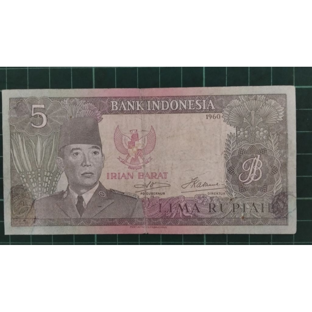uang 5 Sukarno IRBA