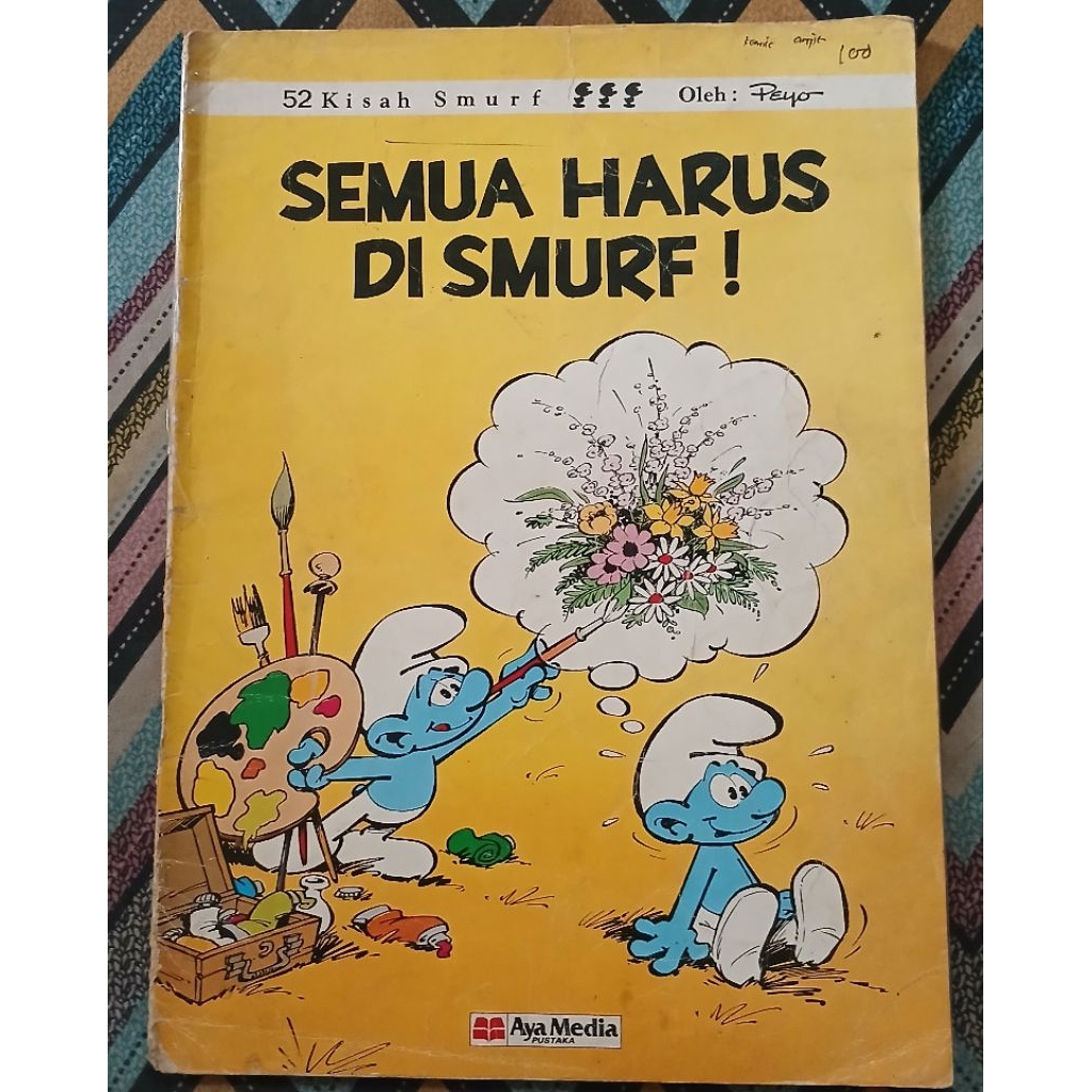 KOMIK LANGKAH SEMUA HARUS DI SMURF  BEKAS ORIGINAL