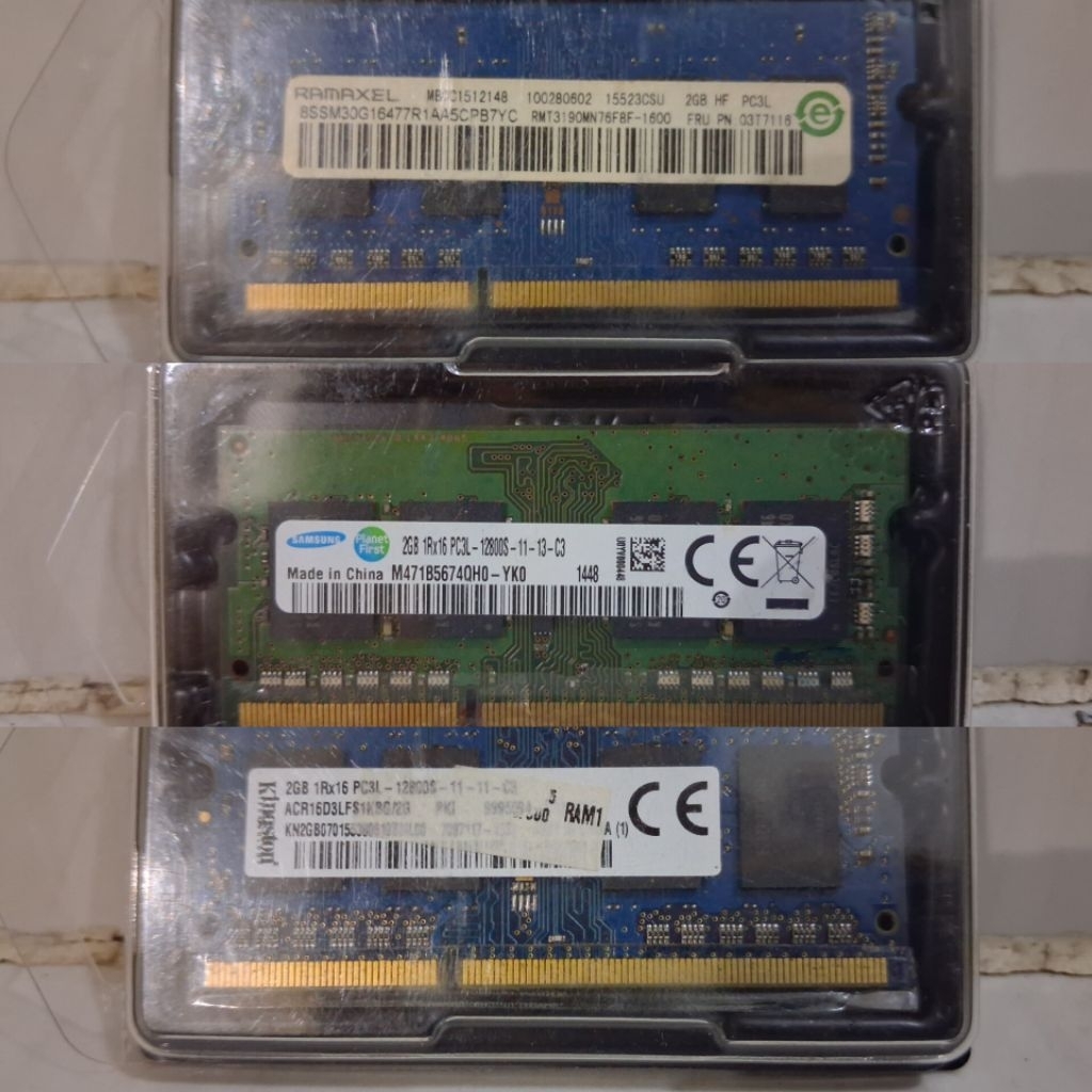 Ram sodim ddr3 2gb type 1Rx16 pc3l ram upgrade