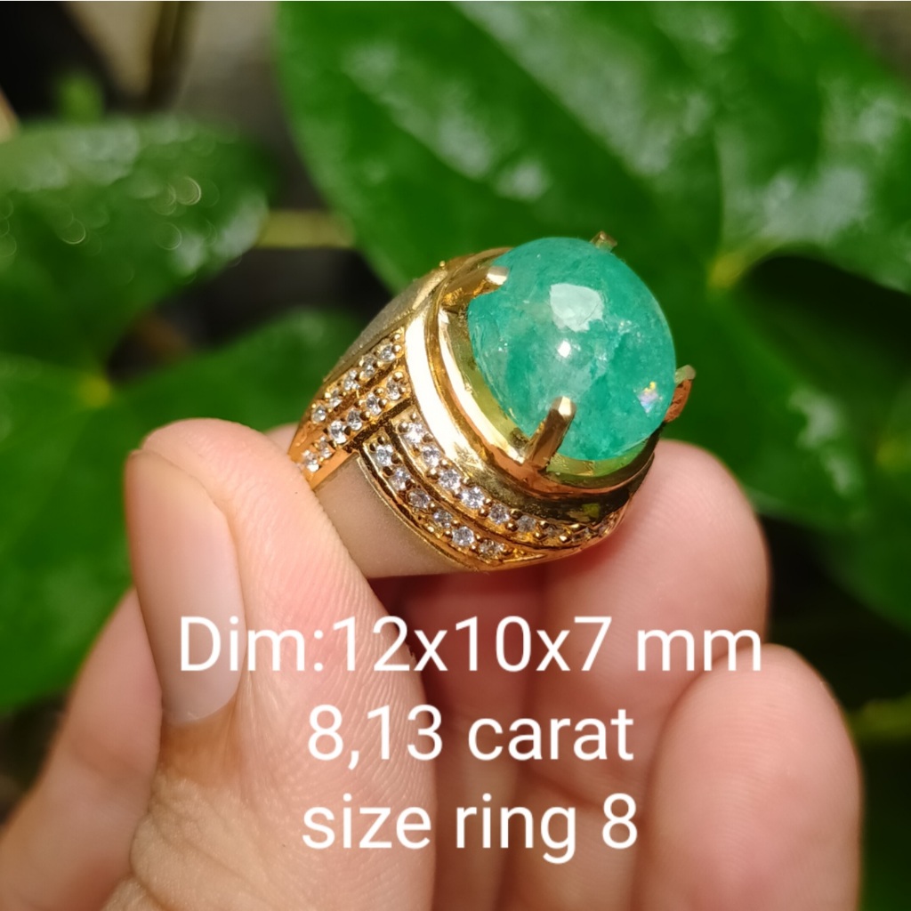 BATU ZAMRUD ASLI NATURAL COLOMBIA cek batu lainnya yaman api wulung opal bacan permata kalimaya kiny