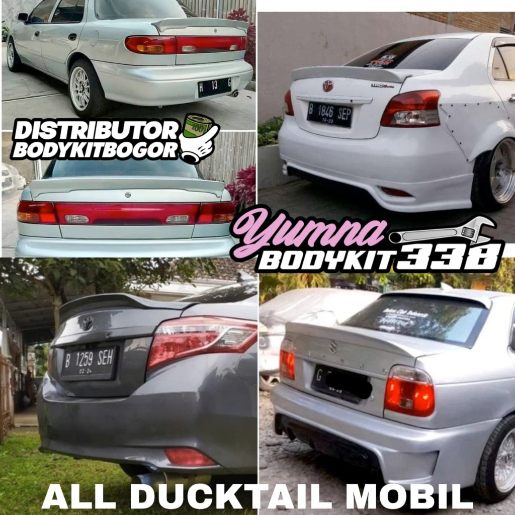 DUCKTAIL MOBIL DUCKTAIL ROCKET BUNNY UNIVERSAL DUCKTAIL TIMOR DUCKTAIL VIOS DUCKTAIL CIVIC