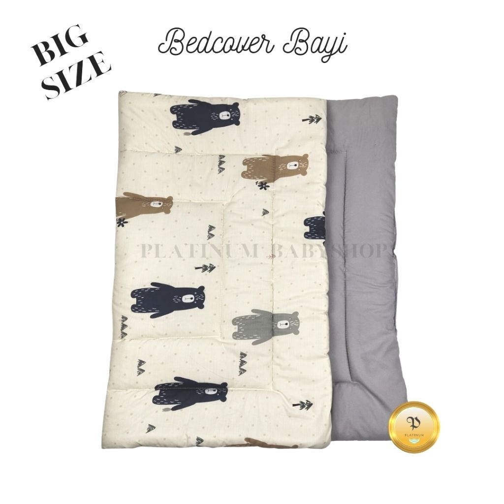 Platinum Baby | Bedcover Bayi Jumbo Katun CVC UK 110 x 80 cm