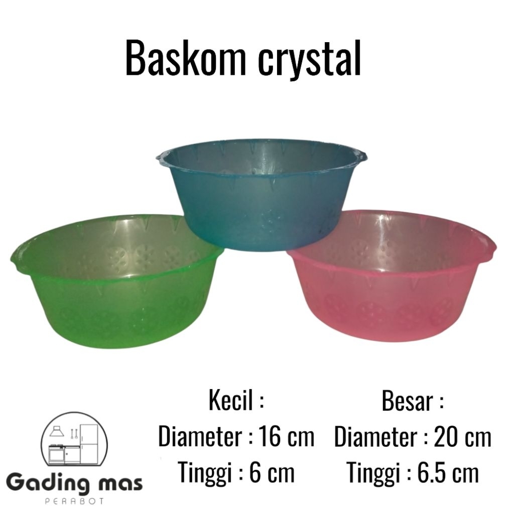 (LUSINAN ISI 12 PCS) BASKOM WASKOM PLASTIK HAJATAN WARNA