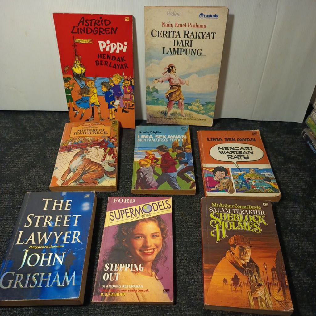 buku Novel bekas original