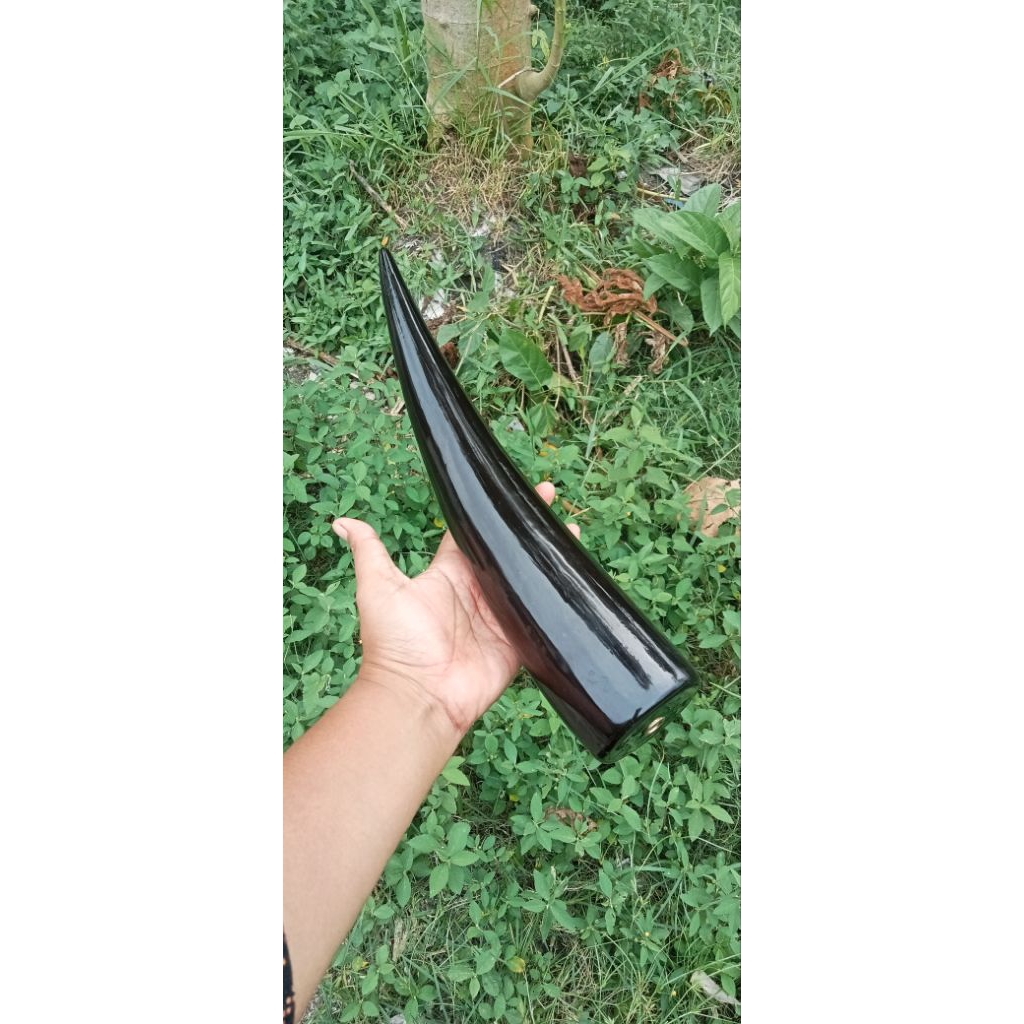 pipa once premium super jumbo panjang 30 cm kayu kelor hitam