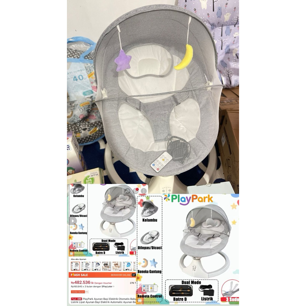 ayunan bayi elektrik priloved masih bagus
