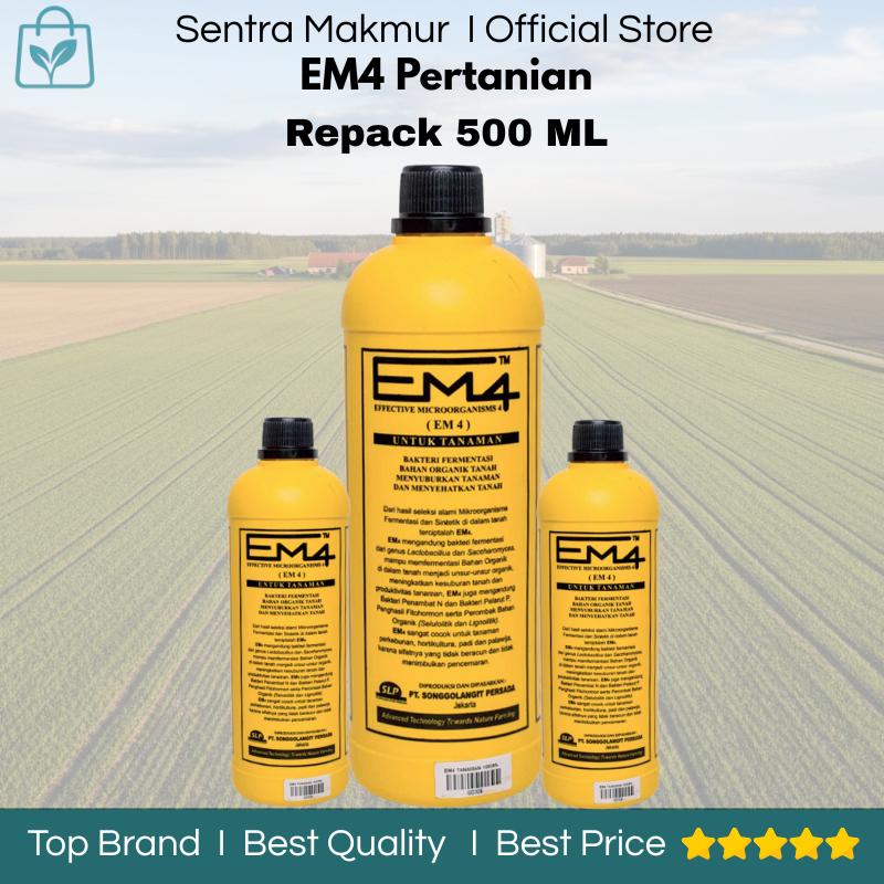 Em4 Pertanian Isi 500 Ml - Em4 Pertanian - Em4 Pertanian 500 Ml - Em4 Pertanian 250 Ml - Em4  Pertan