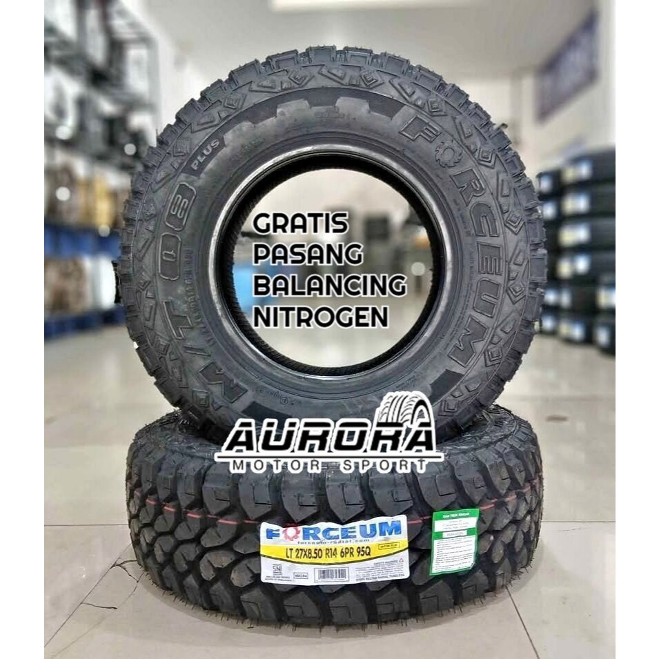 Ban Luar Pacul Ring 14 Ukuran 27 8,50 R14 Forceum MT08 , Ban Mobil Tahu Offroad