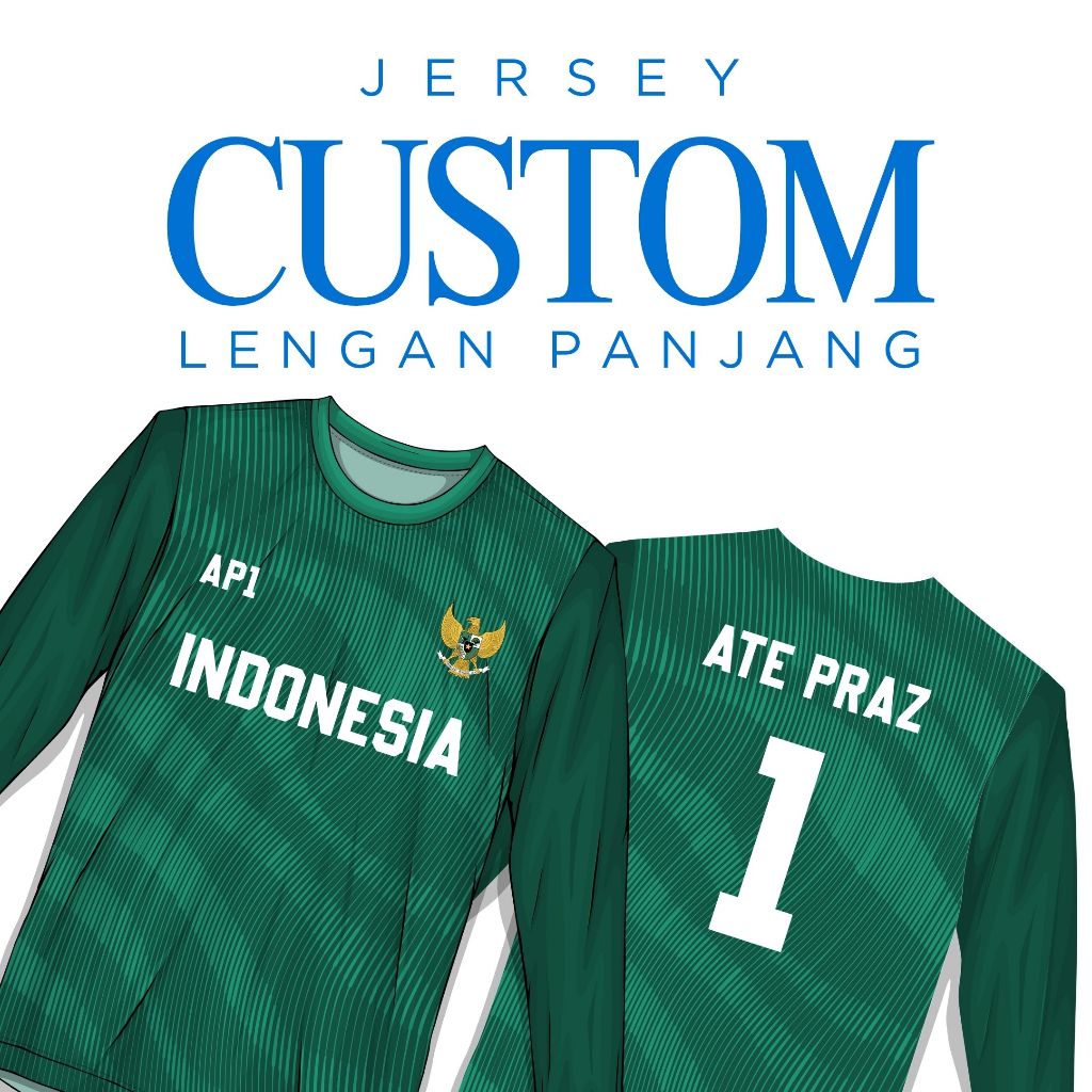 Custom Jersey Lengan Panjang/Desain custom/Jersey Satuan