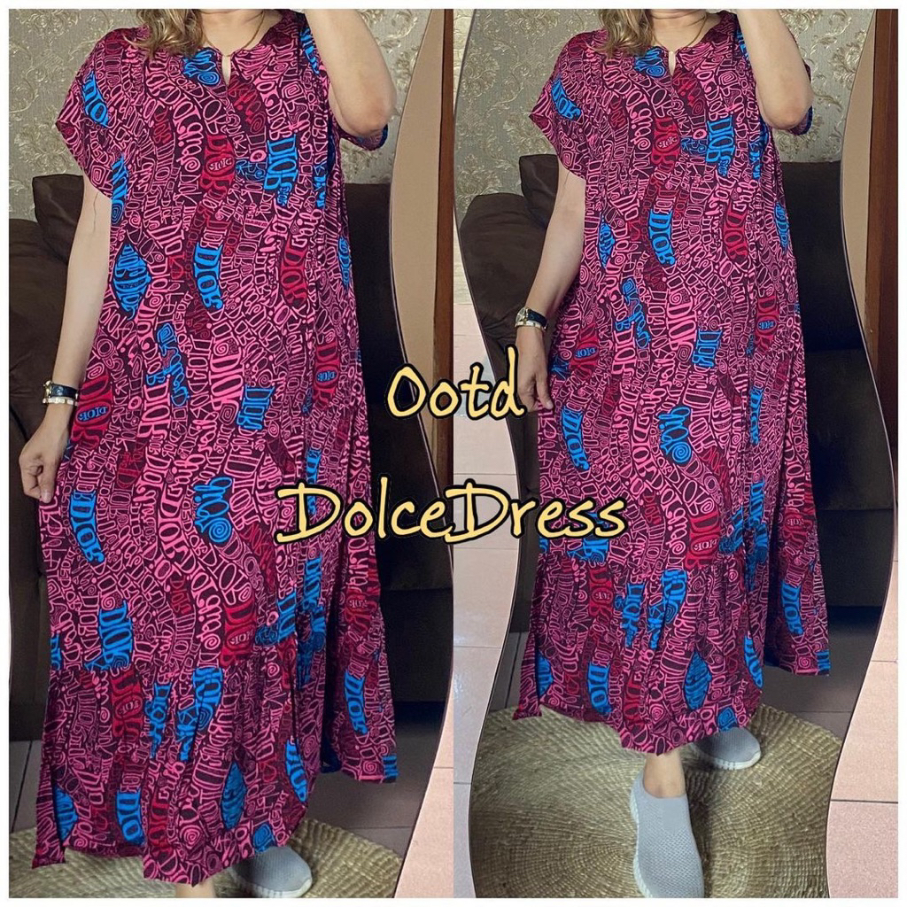 Daster rayon premium Dolce dress ootd