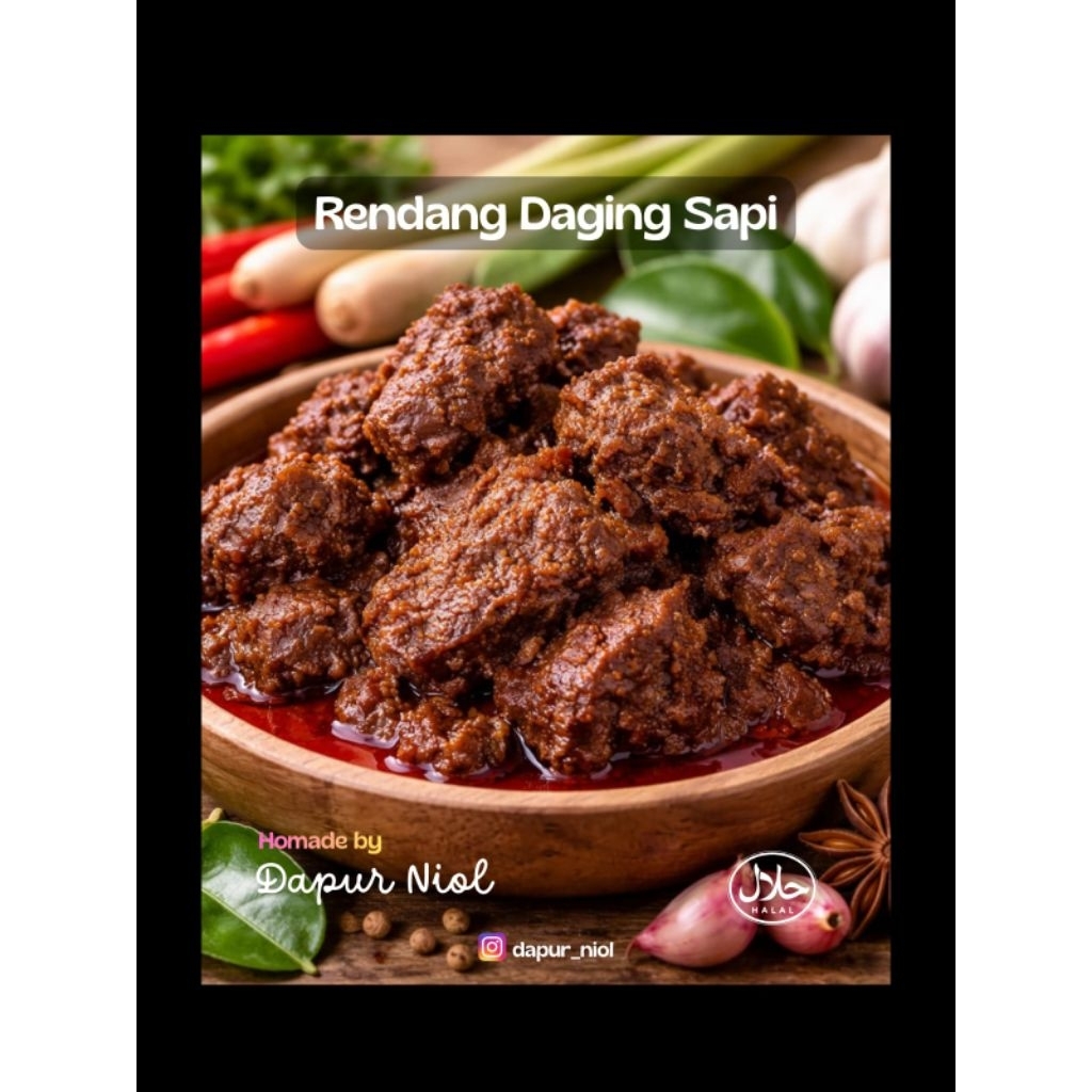 Rendang Daging Sapi 500 gram