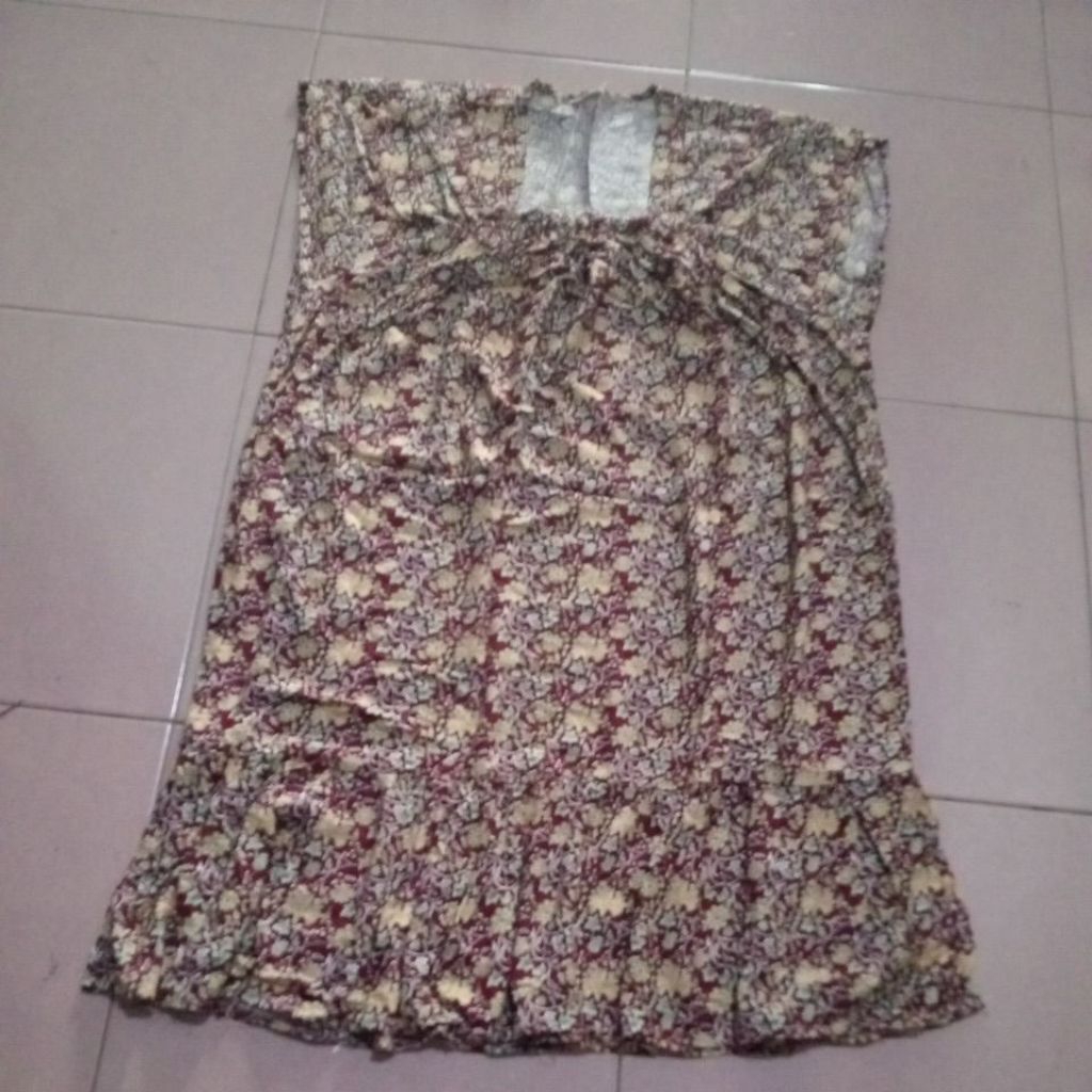 Daster Fuji Wanita Kekinian Motif Bunga JUMBO