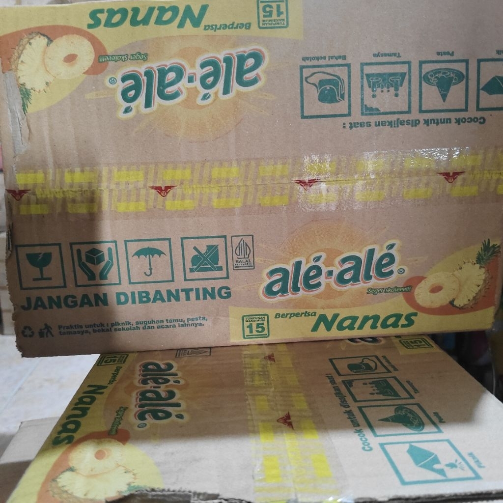 Ale-ale ale ale 24x180 jeruk leci markisa jambu mangga sirsak anggur coco pandan nanas (beli 3 nanas