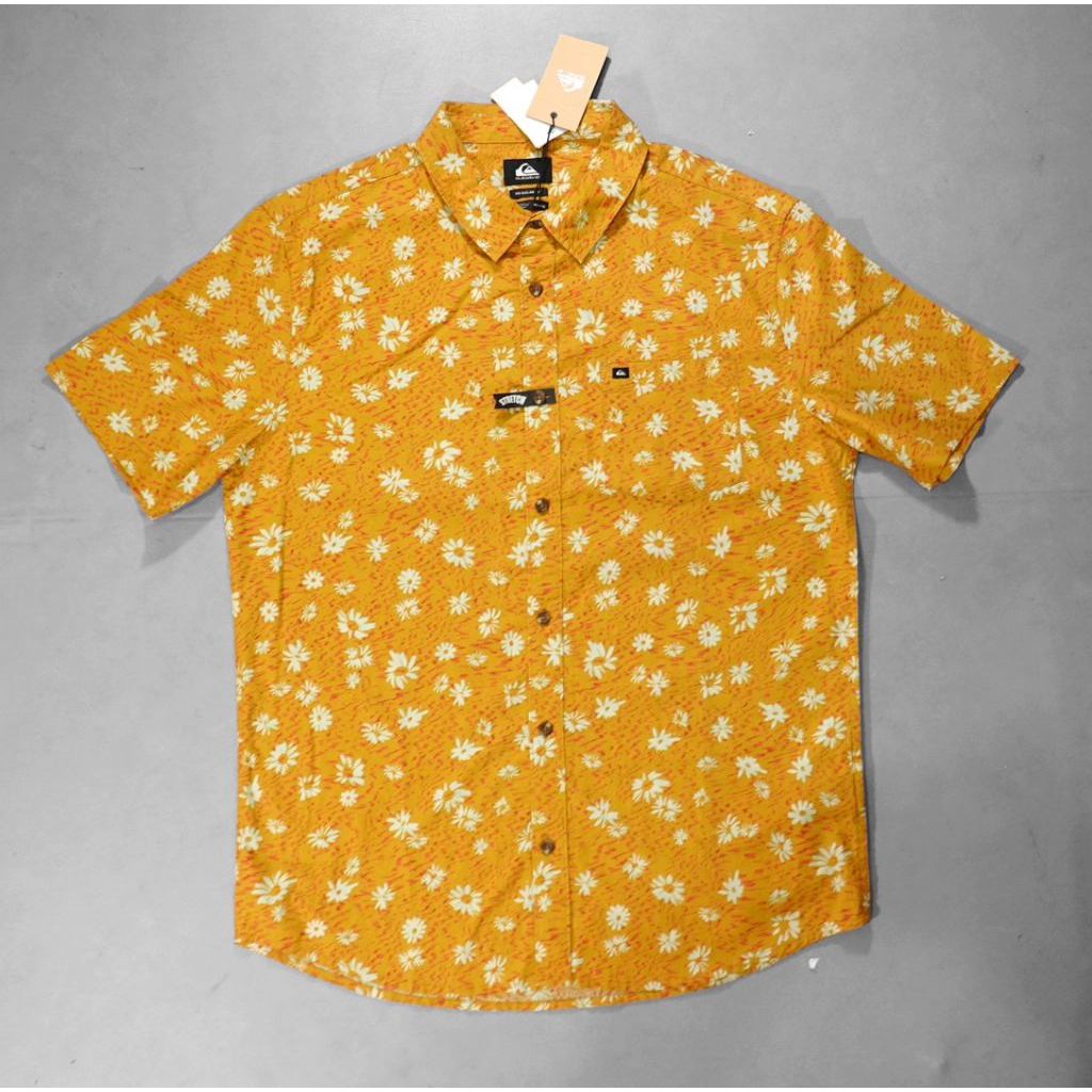 KEMEJA QUIKSILVER HAWAIIAN 100% ORIGINAL