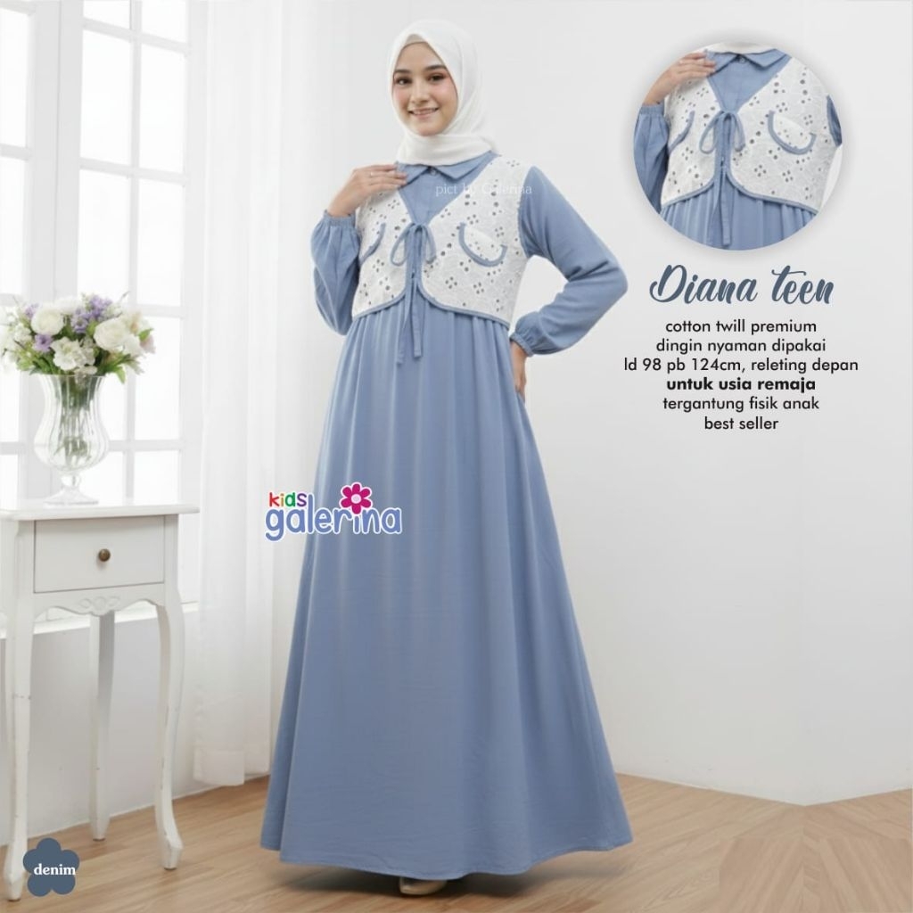 DIANA TEEN DRESS REMAJA ORIGINAL BY SAGA GALERINA