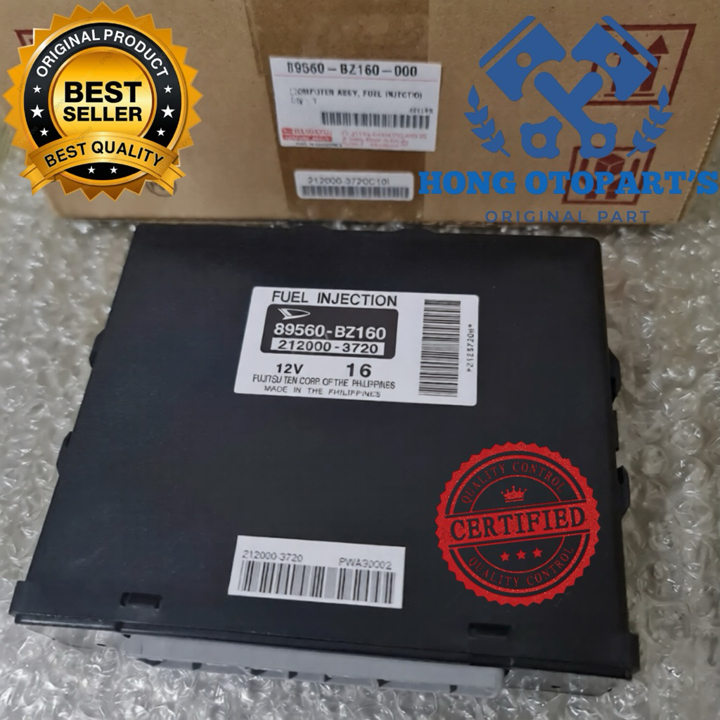 ECU COMPUTER AVANZA 1.5 VVTI 89560-BZ160 ORIGINAL BARU