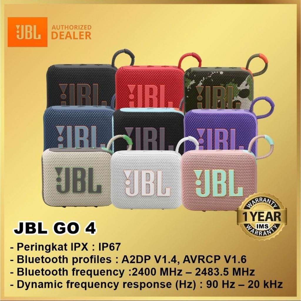 JBL Go 4 Go4 Bluetooth Speaker Portable Waterproof GO 4