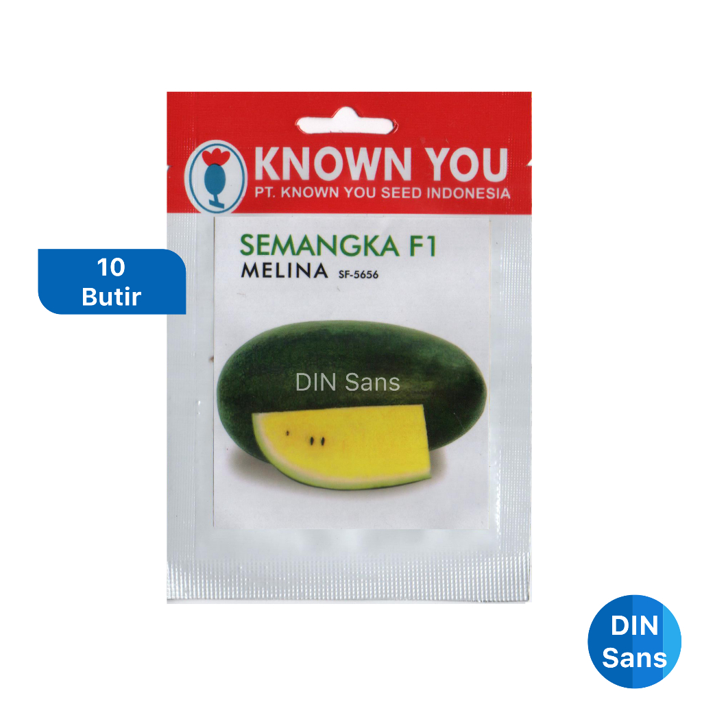 Known You Seed - Benih Semangka Kuning Melina F1 Melina SF-5656 Isi 10 Butir
