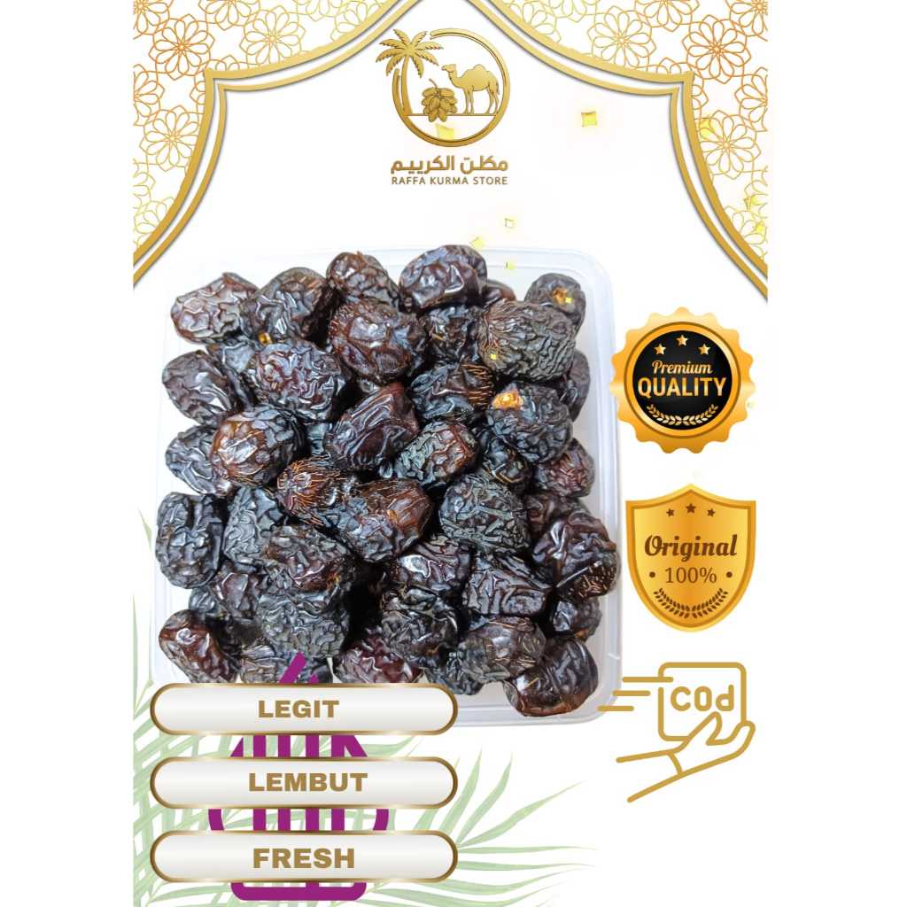 KURMA AJWA MADINAH 500g | KURMA AJWA | AJWA PREMIUM 500 GRAM | COD