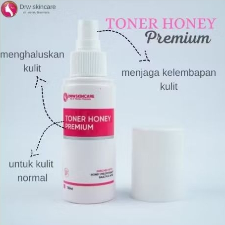 drw skincare toner honey premium untuk kulit berminyak