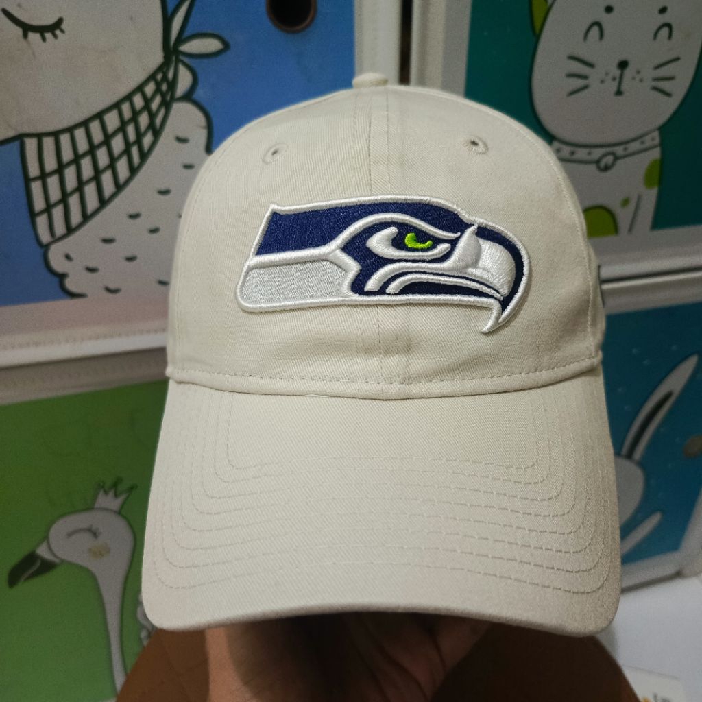 AllSize | Topi Caps New Era x NFL "Seattle Seahawk" bordir Timbul