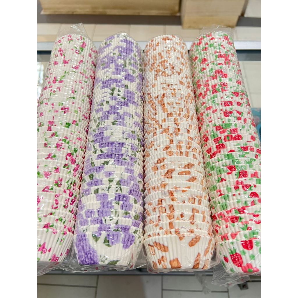 Cases Cup Muffin 10.5 isi 100s Motif Paper Cupcake Alas Kue Muffin