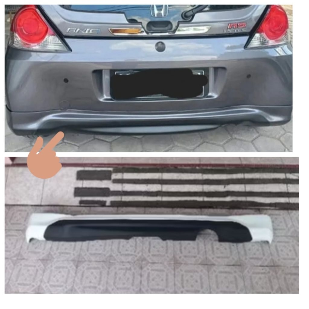 bodykit belakang brio old brio lama