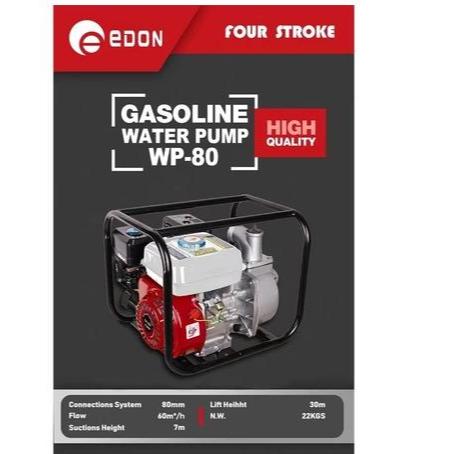 EDON Waterpump Pompa Air 2" 3" EDON WP50 WO80 / Pompa Sedot Air Irigrasi Sawah Alkon Dim 2 3 Inch 4 