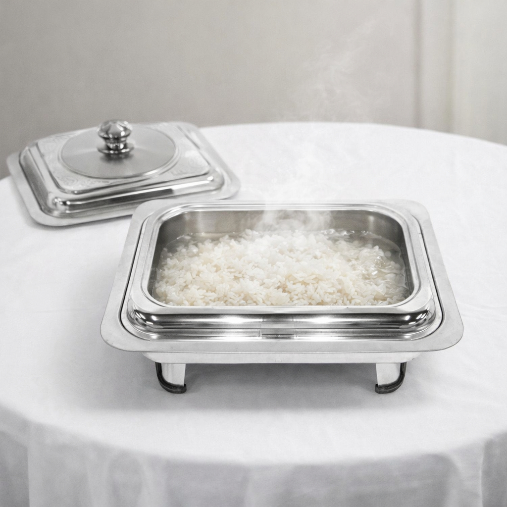 Prasmanan Stainless Chafing Dish Tempat Makan Prasmanan