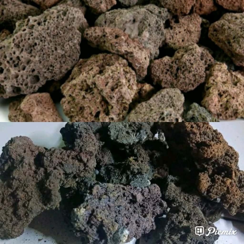 Batu Lavarock - Lava Rock - Lava Rough - Media Filter Kolam 1 Karung