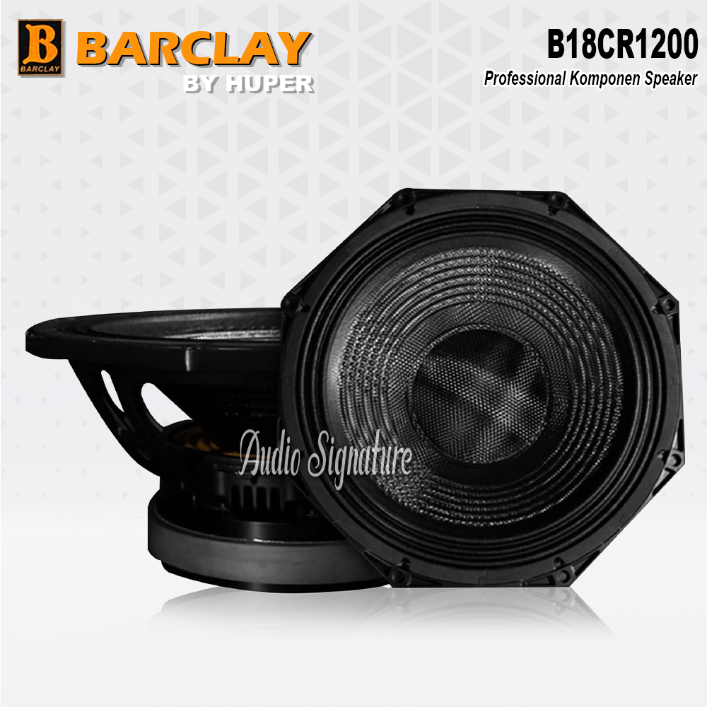 Komponen Speaker 18 Inch Barclay B18CR1200 / B18 CR1200 Original