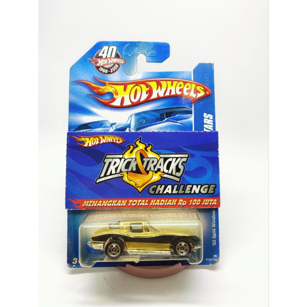 Hot Wheels '63 Split Window Gold Trick Tracks