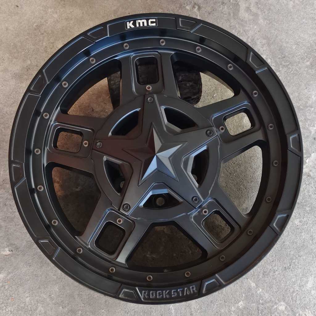 Velg KMC Rock Star Ring16x8 untuk mobil Daihatsu Feroza, Taft,Suzuki Jimny