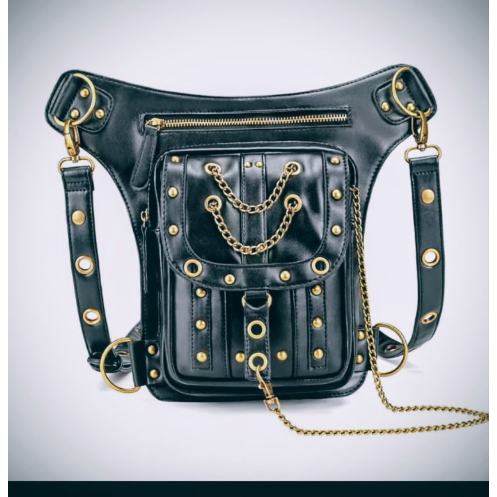 Tas Kaki Pinggang Slempang kulit pria wanita