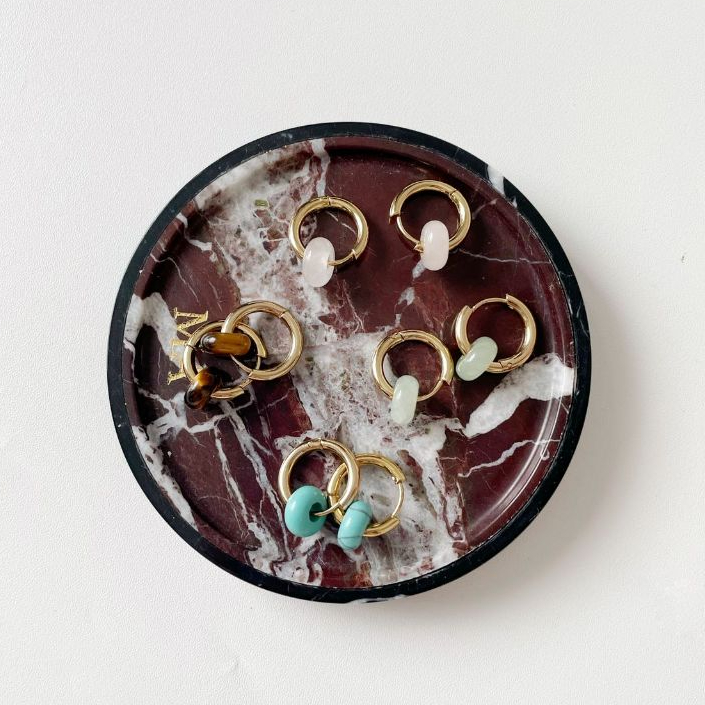 ANTING HOOP / HOOP EARRINGS / ANTING MARBLE