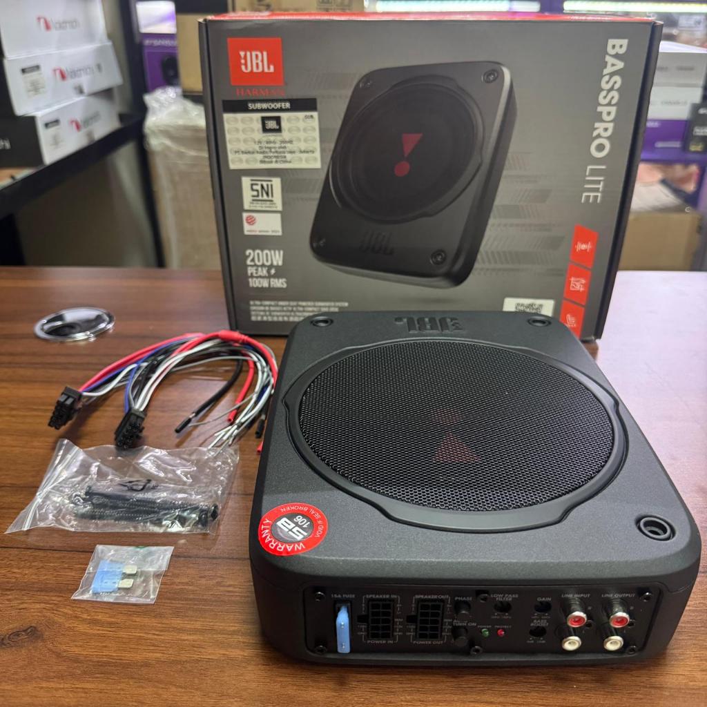 Subwoofer Kolong Aktif JBL Basspro Lite 7inch/ Subkolong Mobil Aktif