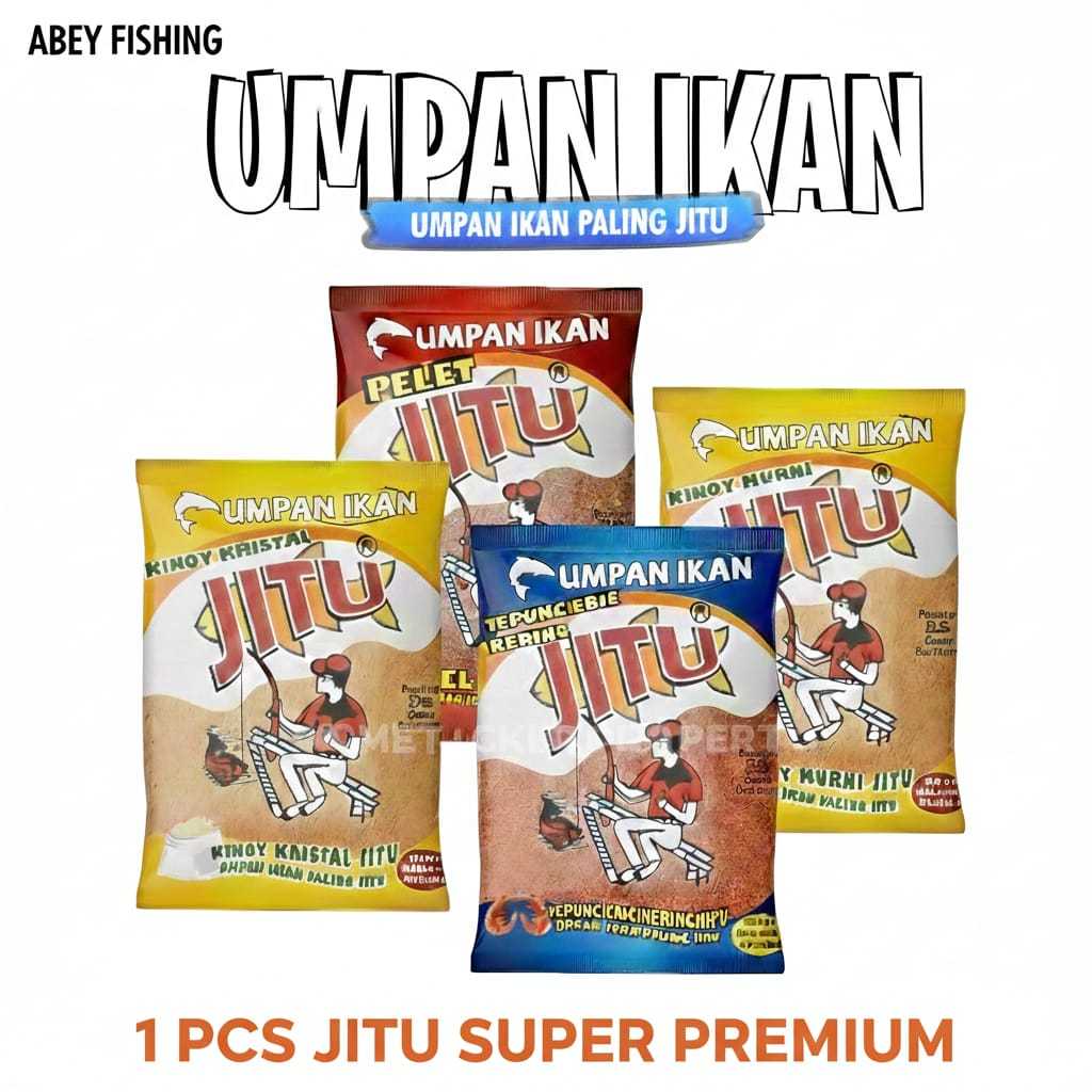 Umpan Pelet Jitu Premium 1 Pcs Untuk Campuran Umpan Ikan Mas Dan Ikan Nila