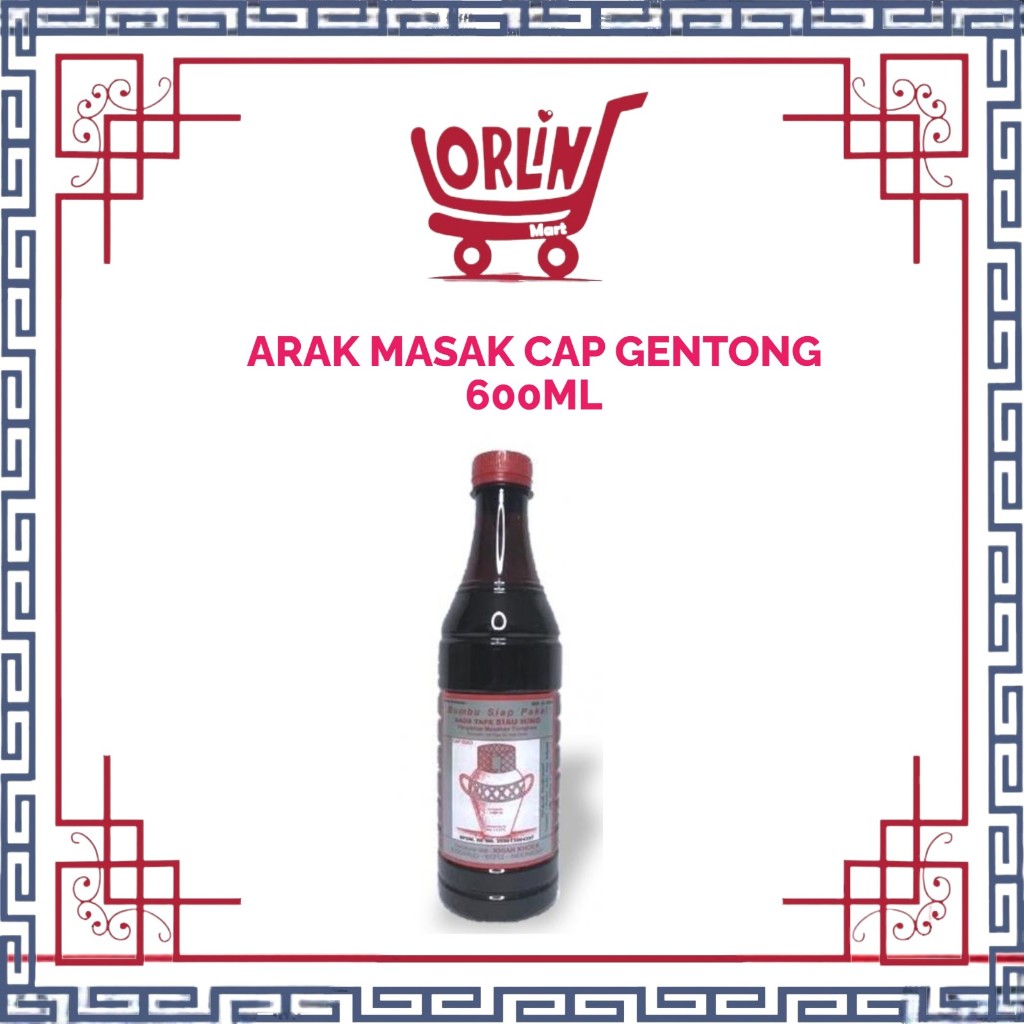 SAOS TAPE CAP GENTONG 600ML/ARAK MASAK