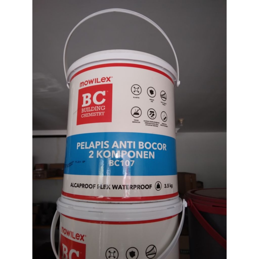 Mowilex Alcaproof pelapis anti bocor 2 komponen 3.5 kg