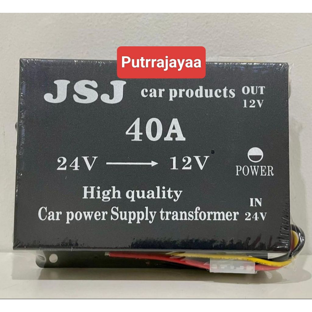 Step Down 40A DC 24V-12V JSJ / Converter DC 24 Volt ke 12 Volt 40 Amper