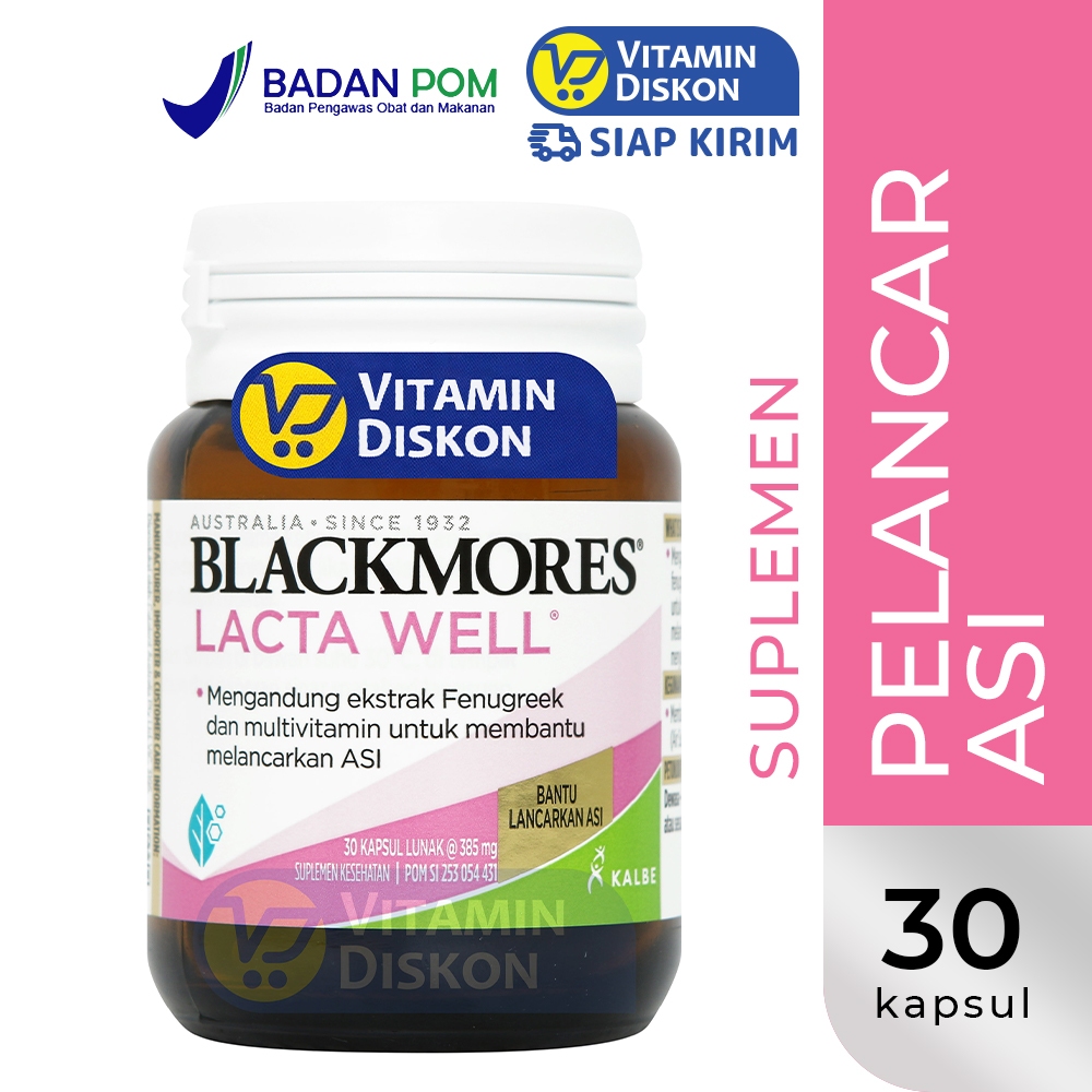 BLACKMORES LACTA WELL | SUPLEMEN ASI BOOSTER, PELANCAR ASI, IBU MENYUSUI, BUSUI, MENYUSUI, FENUGREEK