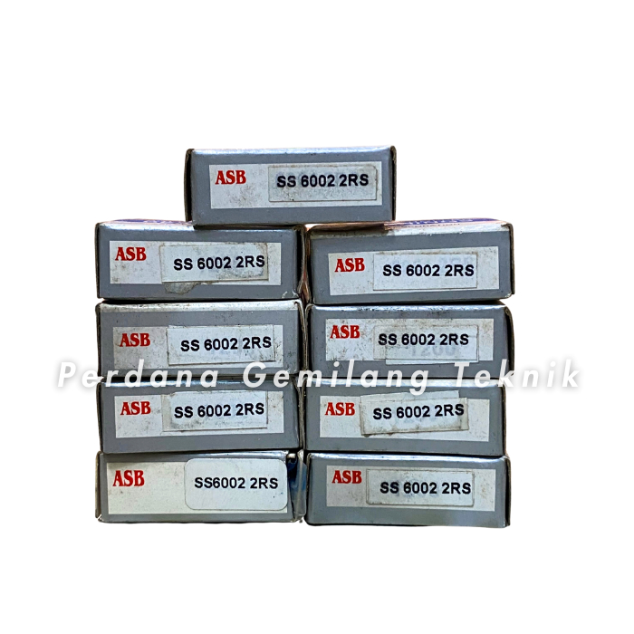 Stainless Steel Ball Bearing SS-6002-2RS ASB | Bearing Stainless 6002-2RS ASB | Stainless Bearing SS