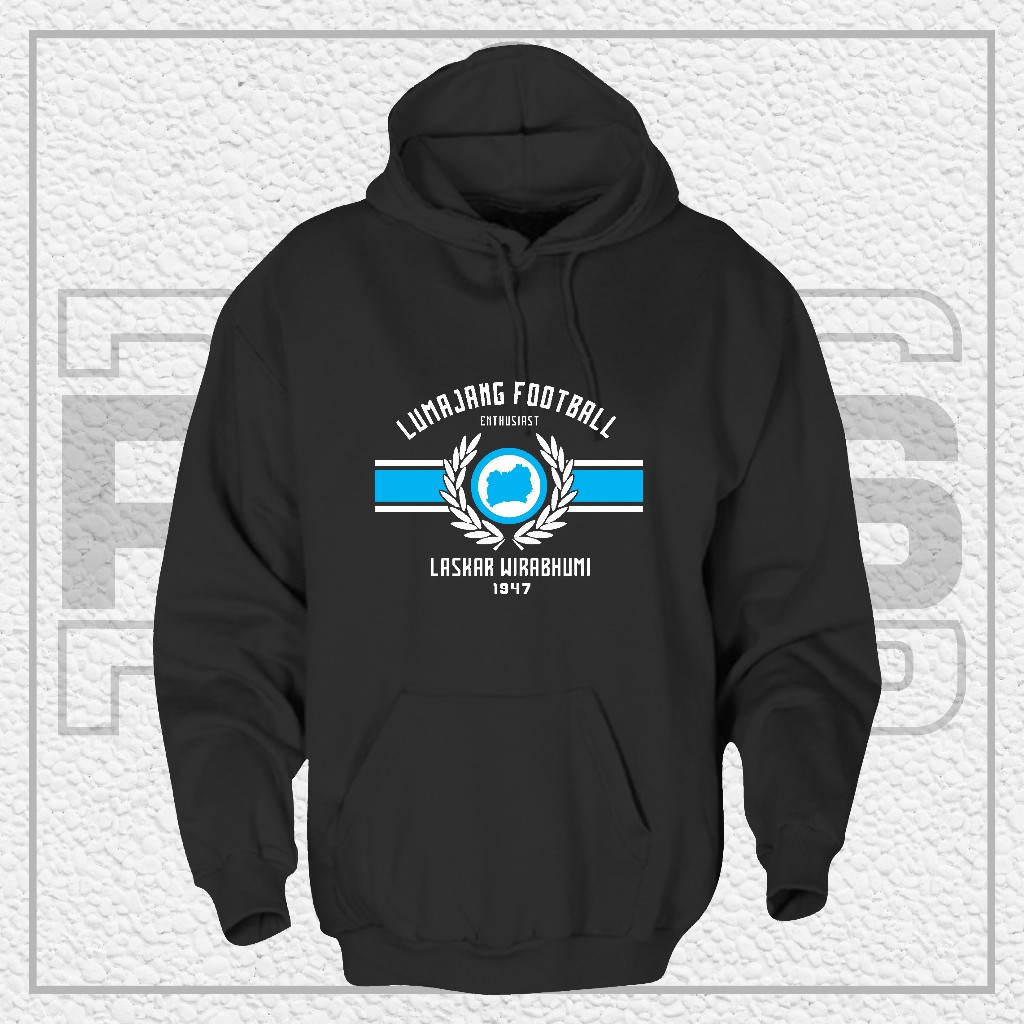 Hoodie Jaket Supporter LUMAJANG FOOTBALL ENTHUSIAST || Jaket Supporter | Hooligans | PSIL LUMAJANG