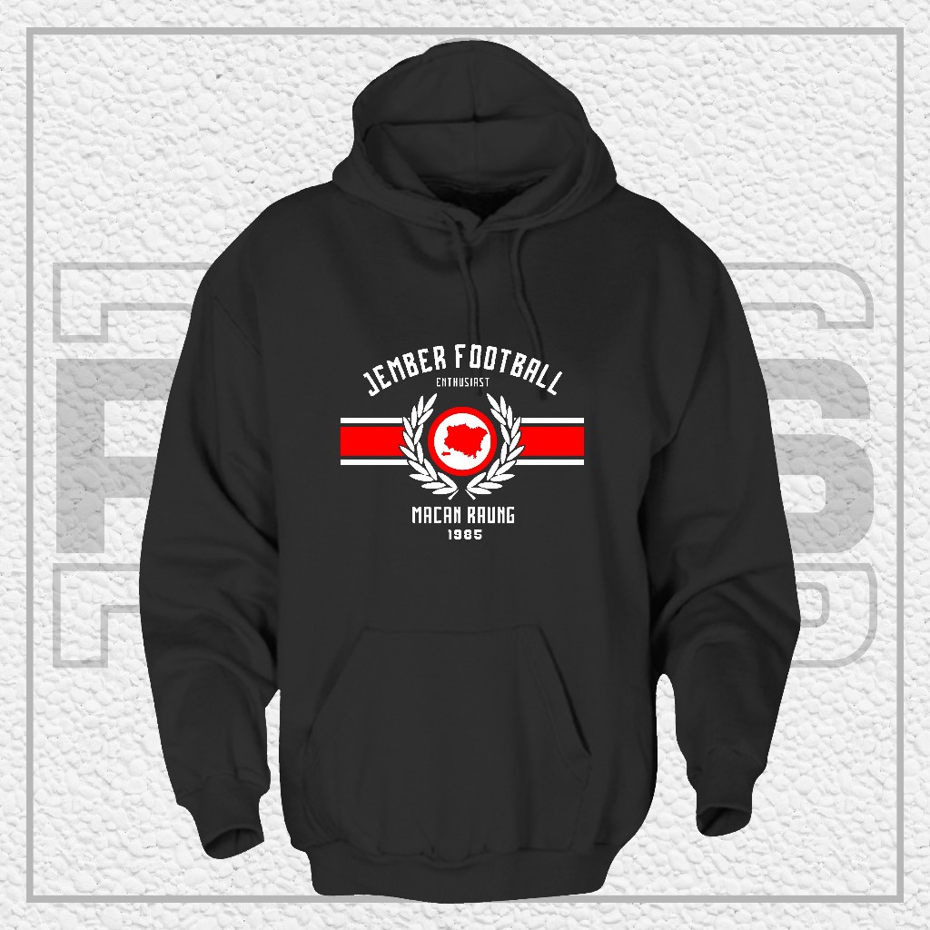 Hoodie Jaket Supporter JEMBER FOOTBALL ENTHUSIAST || Jaket Supporter | Hooligans | PERSID JEMBER