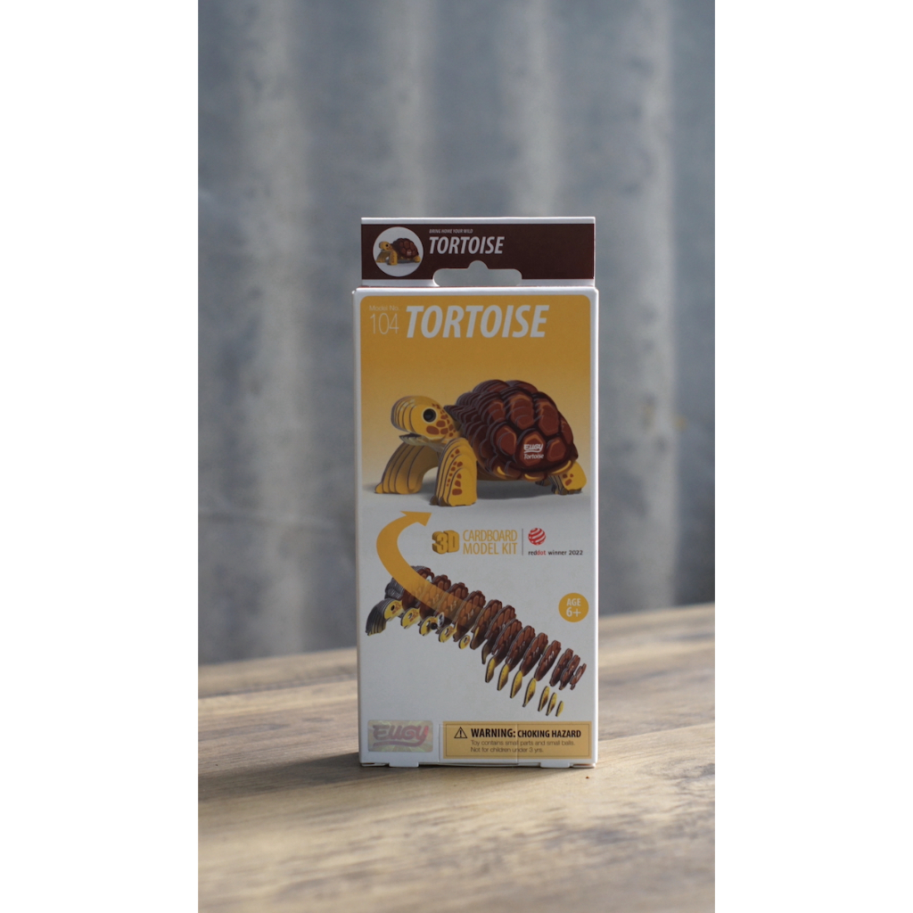 3D CARDBOARD PUZZLE | EUGY | TORTOISE | 104